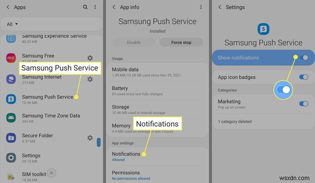 Samsung Push Service：概要と仕組み
