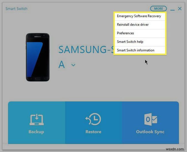 SamsungSmartSwitchの使用方法 