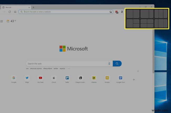 Windows11でスナップレイアウトを使用して画面を分割する方法 