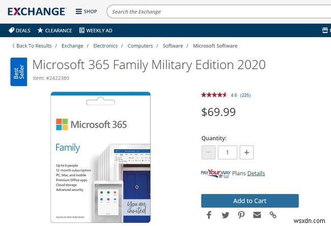 MicrosoftOfficeとMicrosoftStoreの軍事割引を取得する方法 