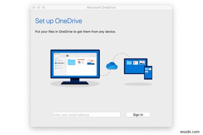 Mac用のMicrosoftOneDriveをセットアップする方法 