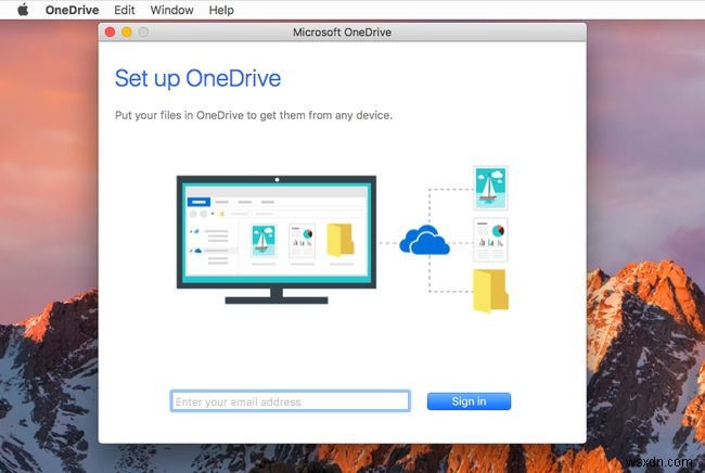 Mac用のMicrosoftOneDriveをセットアップする方法 
