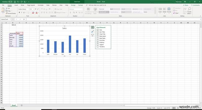 Excelでグラフの軸を表示または非表示にする方法を学ぶ 