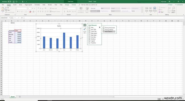Excelでグラフの軸を表示または非表示にする方法を学ぶ 