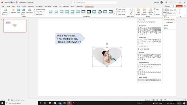 PowerPointで図形を切り抜く方法 