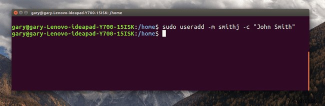 useraddコマンドを使用してLinuxでユーザーを作成する方法 