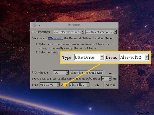 ISOファイルをUSBドライブに書き込む方法 