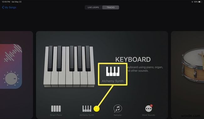 MacキーボードをGarageBandピアノに変える 