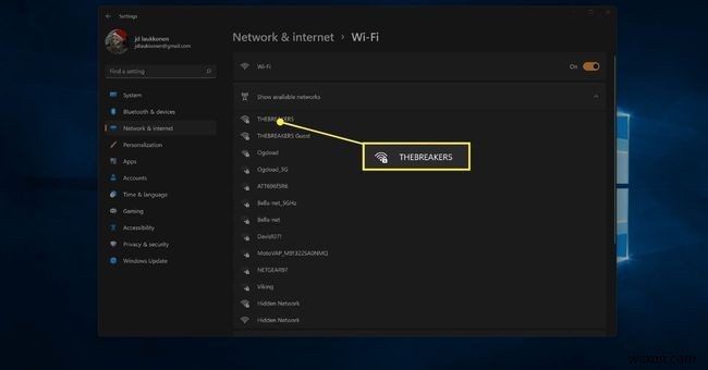 Windows11でネットワークに接続する方法 