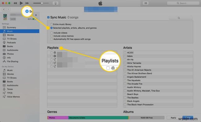 iTunes Sync：特定の曲だけを同期する方法 