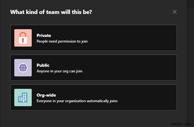 MicrosoftTeamsでチームを作成する方法 