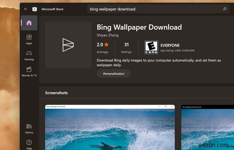 Bingsの背景写真をWindows10または11の壁紙として設定する方法 