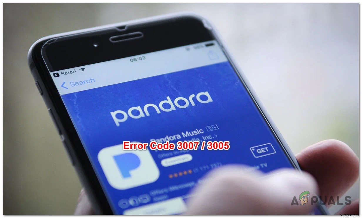Pandoraエラーコード3007/3005を修正する方法 