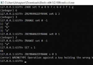 Redis ZREMRANGEBYRANK –ランク範囲でソートされたセットの要素を削除する方法 