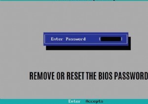 BIOS パスワードを削除またはリセットする方法 (2022) 