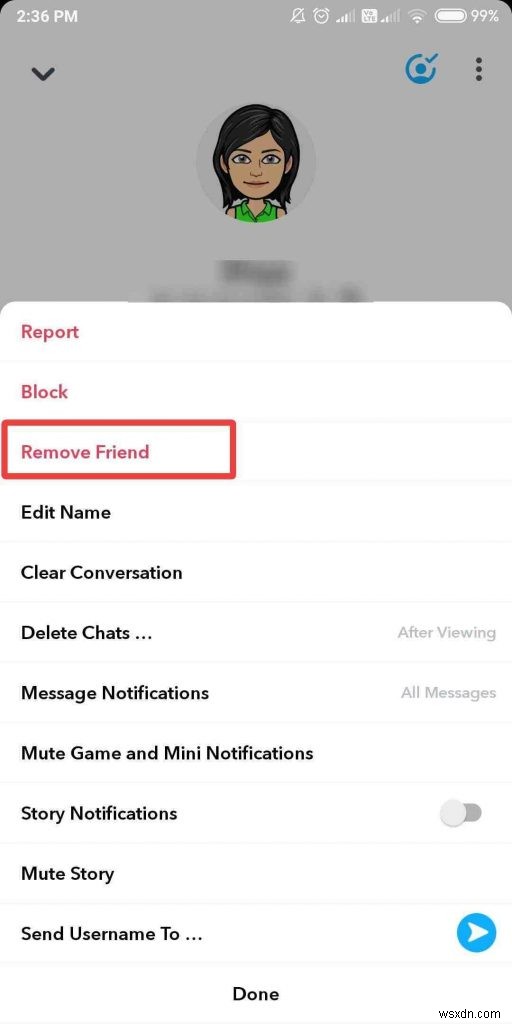 Snapchat で知らないうちに誰かを削除またはブロックする方法