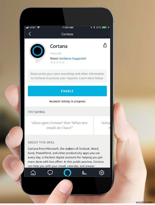 Cortana と Alexa を一緒に使用する方法