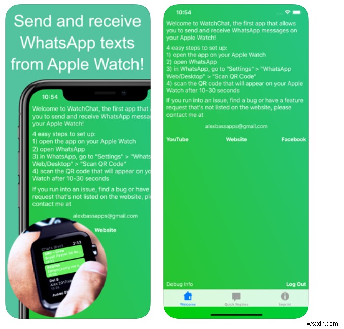 Apple Watch で WhatsApp を使用するには?