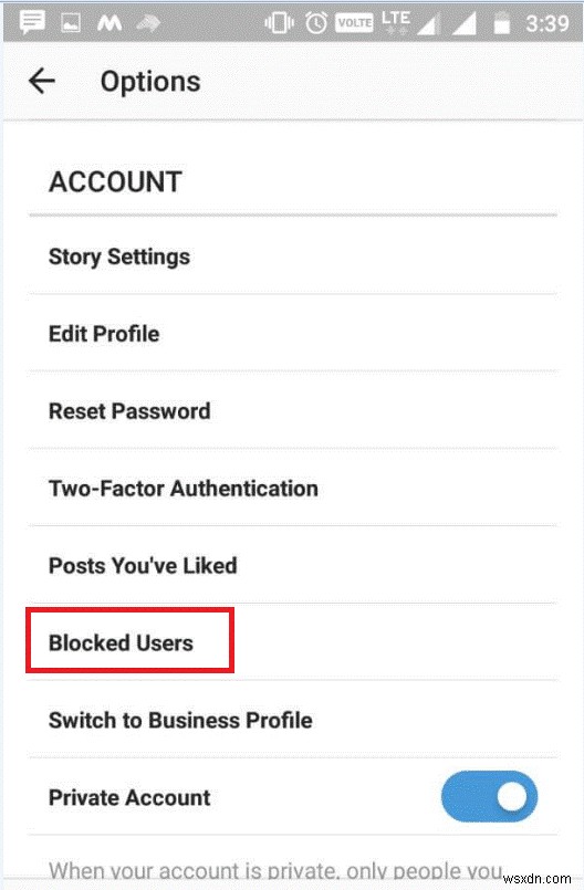 Instagram で誰かをブロック/ブロック解除する方法
