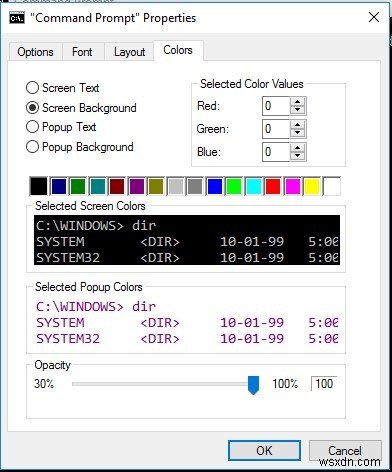 Windows 10、8、7 でコマンド プロンプトの色を変更する方法