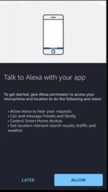 iPhone で Alexa を操作するには?
