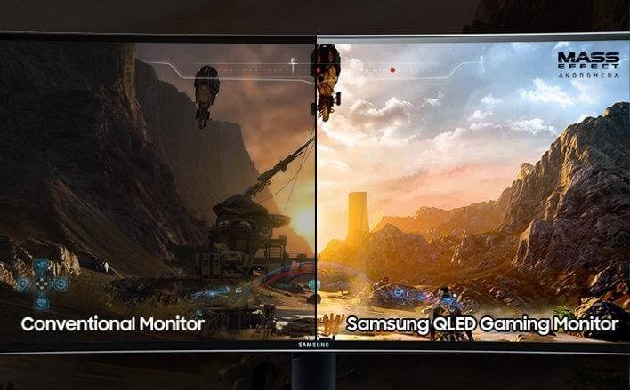 Samsung の新しい CHG90 QLED スーパー ウルトラワイド 49:ゲーム モニター