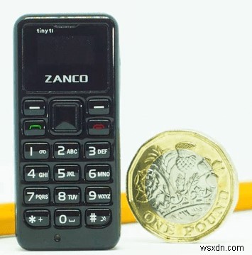 Zanco Tiny T1:世界最小の携帯電話