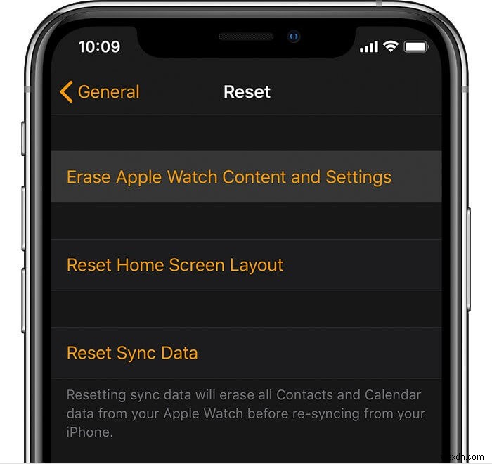 Apple Watch を再起動またはリセットする方法