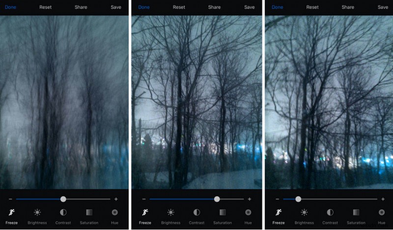 iPhone で長時間露光の写真を撮る方法