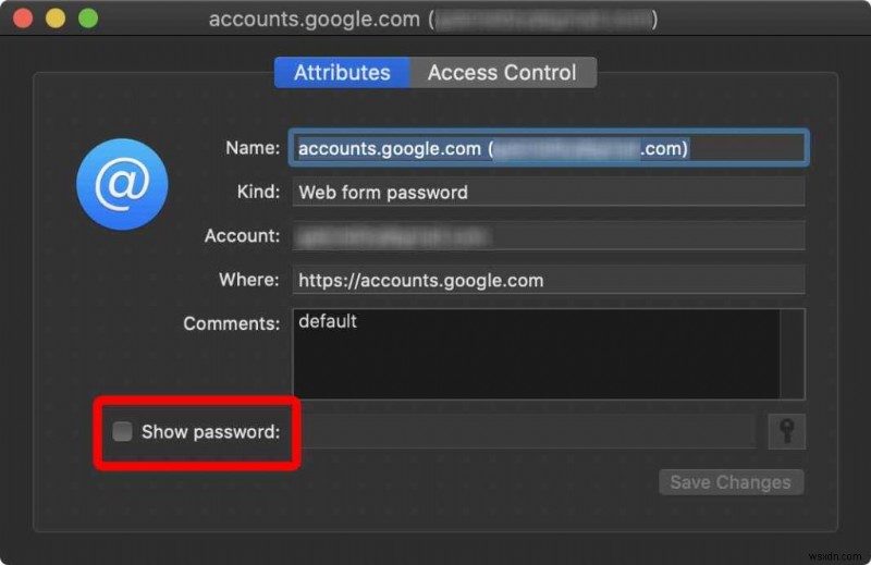 Mac で保存されたパスワードを見つける方法