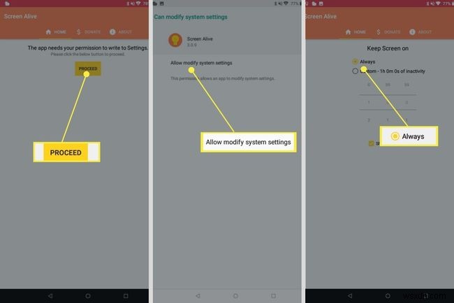 Androidの画面を消さずに常時点灯させる3つの方法