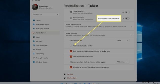 Windows 11でタスクバーを非表示にする方法【自動的に隠す設定とトラブル対処】