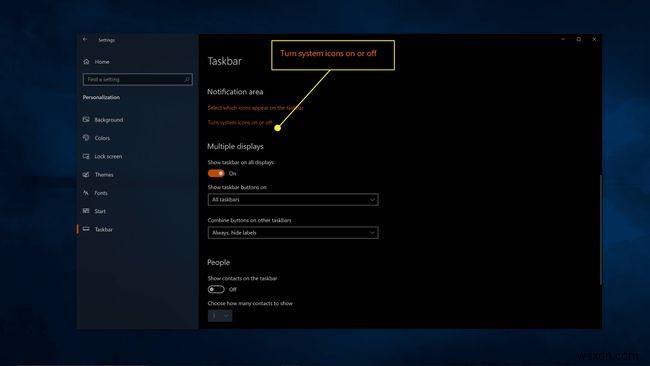 【Windows 10】システムトレイのアイコンを表示・非表示にする方法