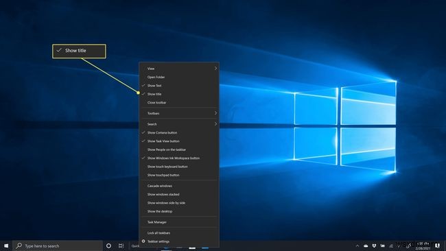 Windows 10でクイック起動ツールバーを復活させる方法