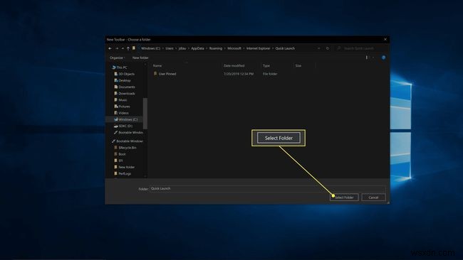 Windows 10でクイック起動ツールバーを復活させる方法