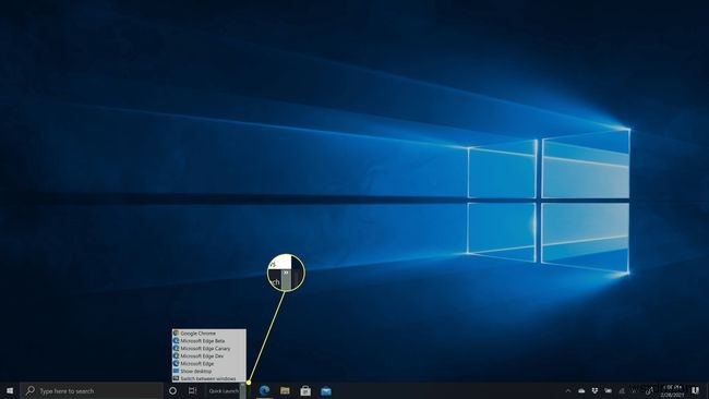 Windows 10でクイック起動ツールバーを復活させる方法