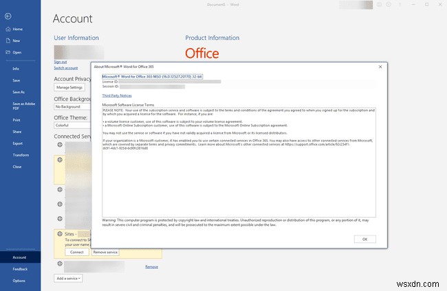 お使いのMicrosoft Officeのバージョンを確認する簡単な手順