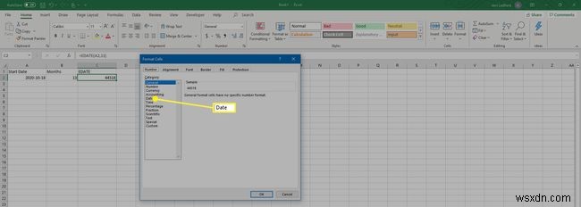 ExcelのEDATE関数の使い方｜指定月数後の日付を簡単に計算する方法