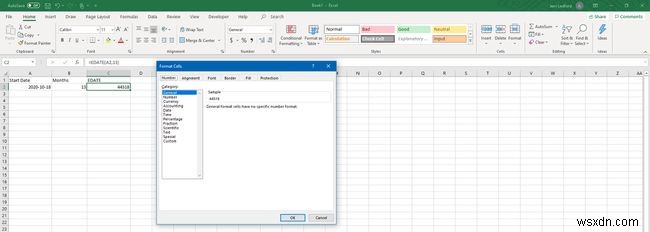 ExcelのEDATE関数の使い方｜指定月数後の日付を簡単に計算する方法
