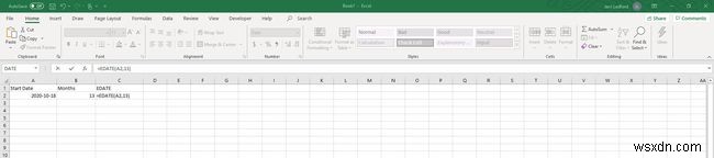 ExcelのEDATE関数の使い方｜指定月数後の日付を簡単に計算する方法
