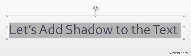 PowerPointでテキストに影(シャドウ)を付ける3つの方法