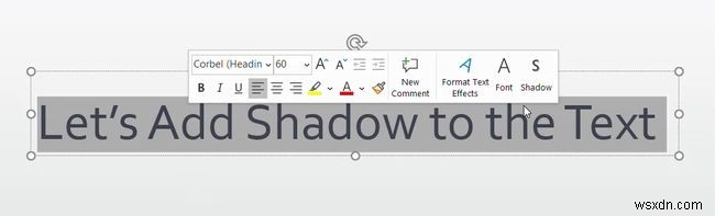 PowerPointでテキストに影(シャドウ)を付ける3つの方法