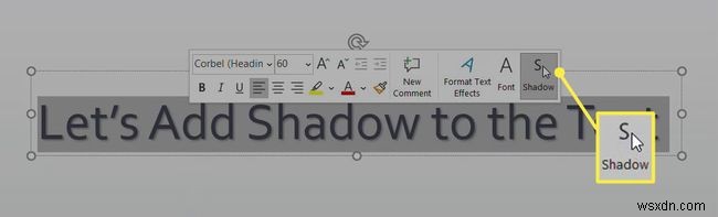 PowerPointでテキストに影(シャドウ)を付ける3つの方法