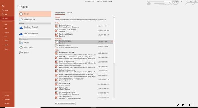 PowerPointのスライドショーファイル（.ppsx）を作業用ファイル（.pptx）に変換する方法