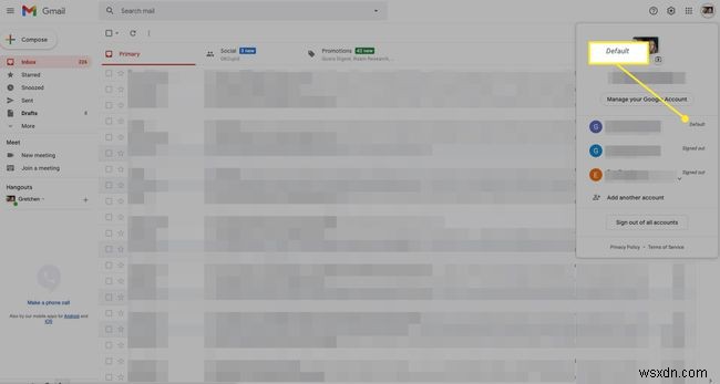 デフォルトのGoogleアカウントを変更する方法