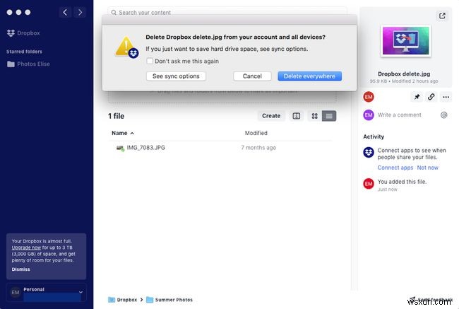 Dropboxのファイルを削除する方法｜PC・Web・スマホ別の手順を解説