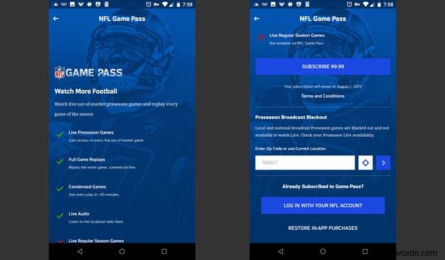 NFL公式モバイルアプリの使い方を徹底解説！基本操作からライブ配信まで