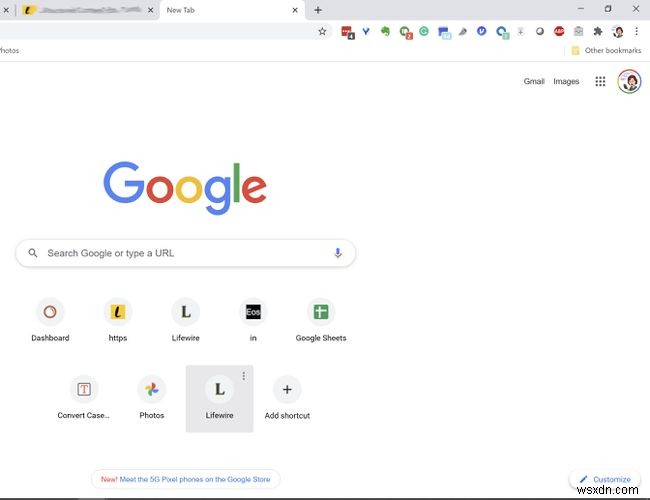 Google Chromeで新しいタブのショートカットを削除・非表示にする方法