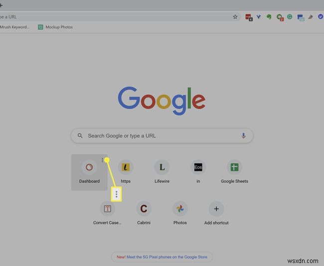 Google Chromeで新しいタブのショートカットを削除・非表示にする方法