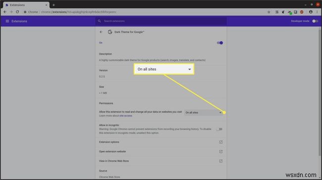 Chromeで拡張機能の権限を管理・制限する方法